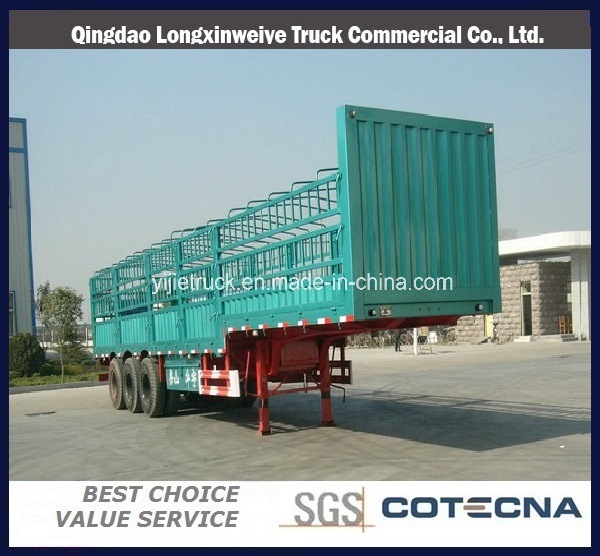 3 Axles 35ton Truck Trailer Semi Trailer Zjv9280xxy Images 1
