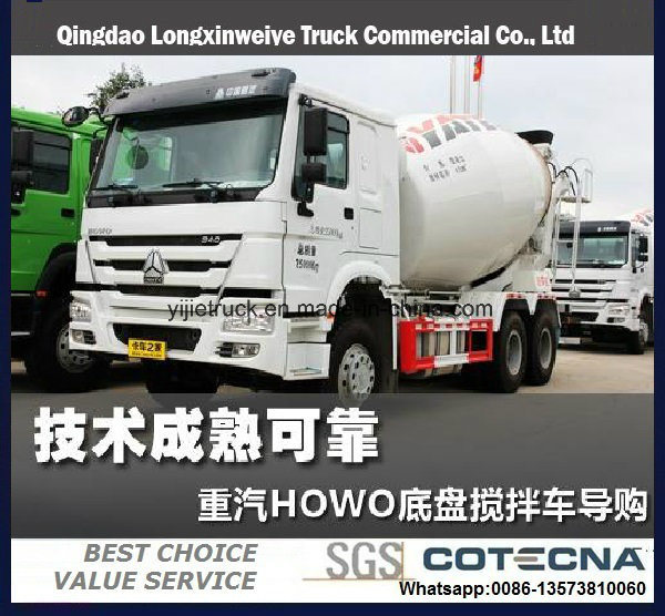 Sinotruk HOWO 6X4 10cbm 336HP Concrete Mixer Tank Truck 