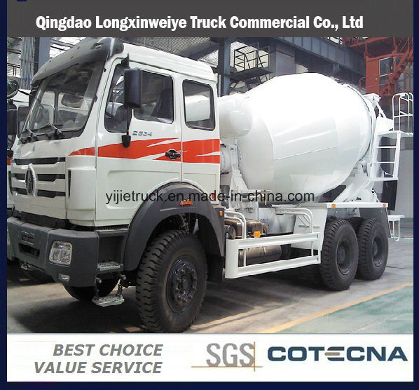 16 Cubic Beiben 8X4 Concrete Mixer Tank Truck 