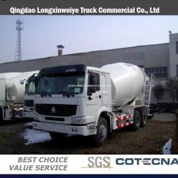 HOWO Concrete Mixer Truck with 8-10m3 Mixer Tank
