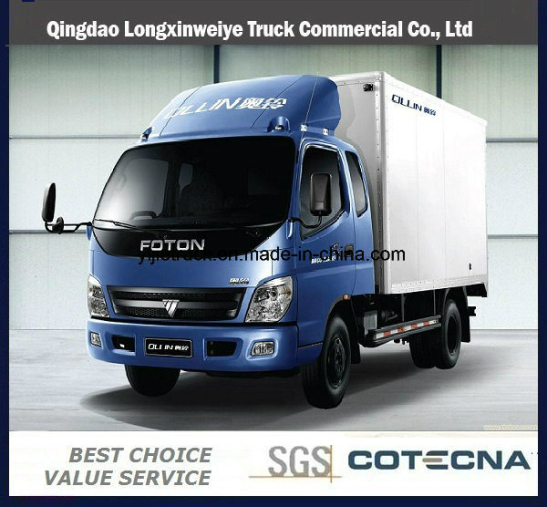 14000L Foton 4*2 Refrigerator Cargo Truck Images 1