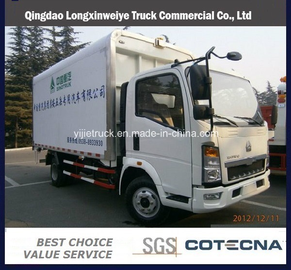 5ton Sinotruk HOWO 4X2 Light Cargo Truck 