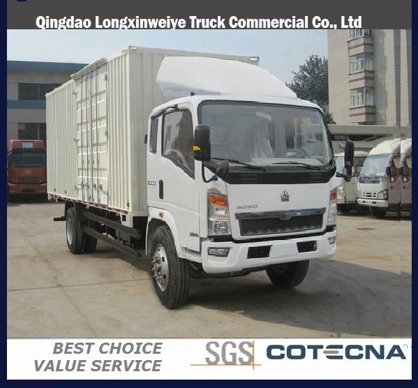 Sinotruck HOWO 4X2 Light Van 5ton Cargo Truck 