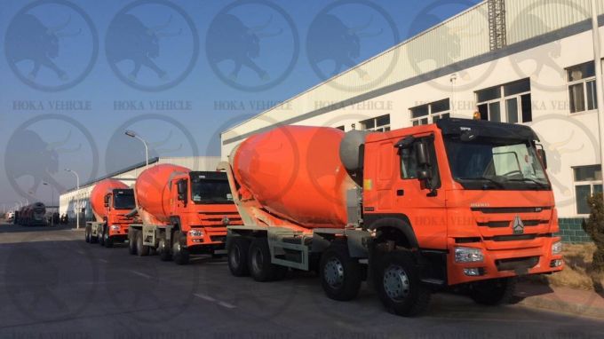 Sinotruk HOWO 8X4 12m3 Concrete Mixer Truck 