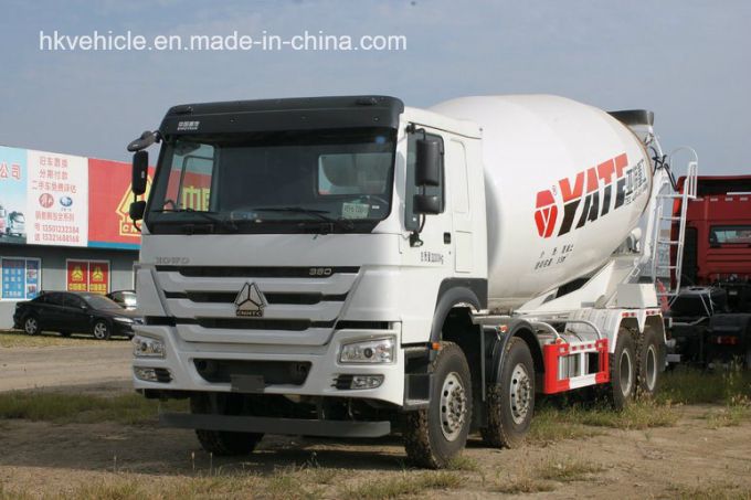 Sinotruk Euro2 371HP 8*4 6m3, 8m3, 9m3, 10m3, 12m3, 14m3, 16m3 HOWO Concrete Transit Mixer Truck Low 