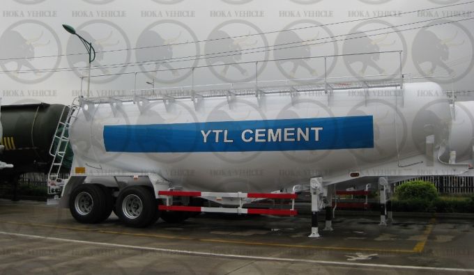 35m3 Two- Axle Cement Tanker Semi-Trailer Images 1