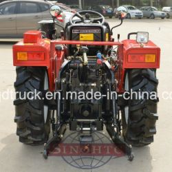 2WD farm tractor with backhoe, 4X2 small tractor with front loader