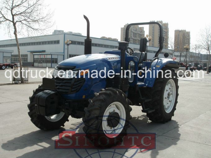 China 4WD 100HP 110HP farm tractor 1104 with front loader 