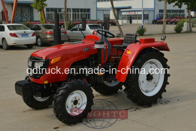 454 Wheeled Tractor 45HP tractor with 4 in 1 Front end loader 