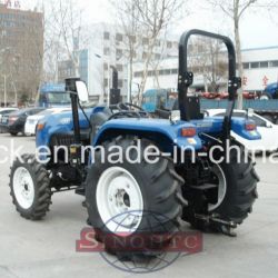 4X2/ 4X4 40 HP tractor with front end loader and backhoe
