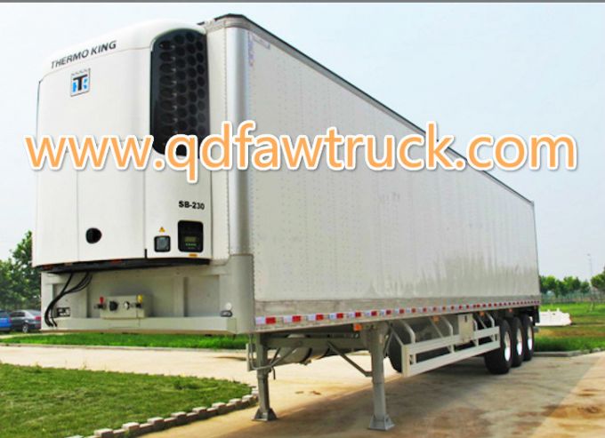 FRP Refrigerator Van Trailer, 50m3 Refrigerator trailer Images 1