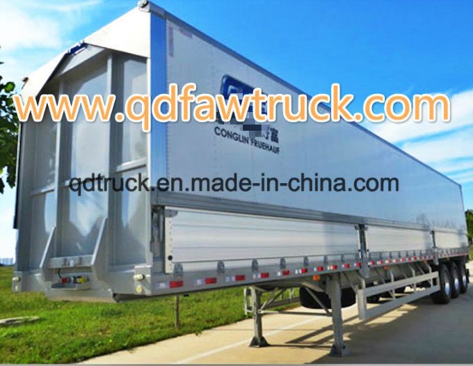 12- 14.6M Aluminum Alloy Wing opening Van Trailer 