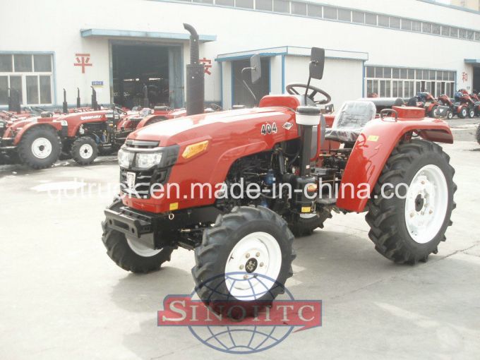 4WD farm tractor with backhoe, 4X4 small tractor with front loader 