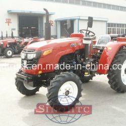 4WD farm tractor with backhoe, 4X4 small tractor with front loader