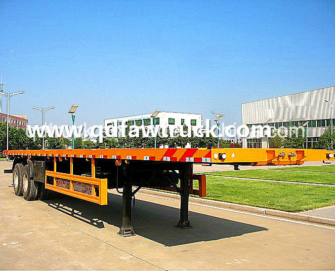 40ft Flatbed Container Semi Trailer Images 1