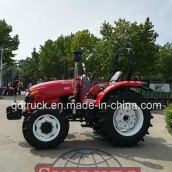 4WD 90HP tractor with front end loader and backhoe for sale