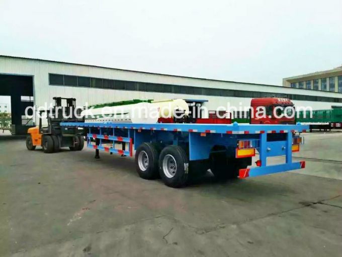 40 Foot Flatbed Container Trailer Images 1