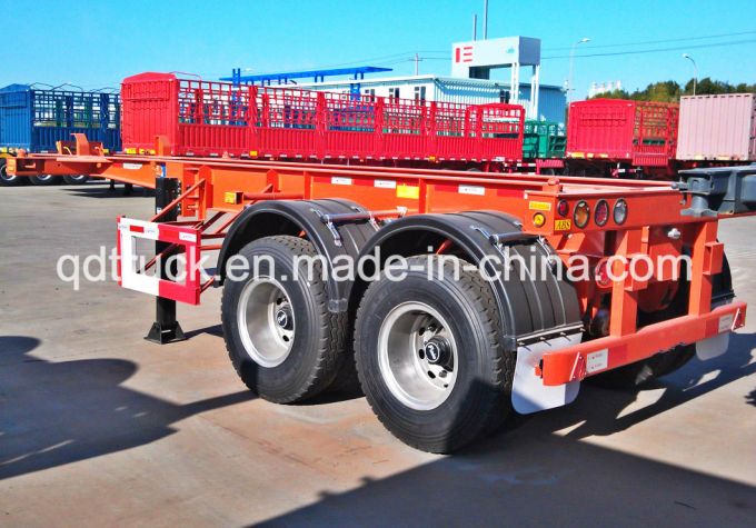20ft 40ft Skeleton Semi Trailer Images 1
