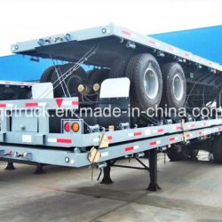Hot sale! Tri-Axle Container Flatbed semi trailer