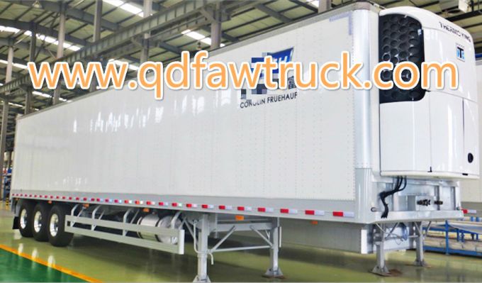 13-14.6m Aluminum Alloy Refrigerated Van Trailer 