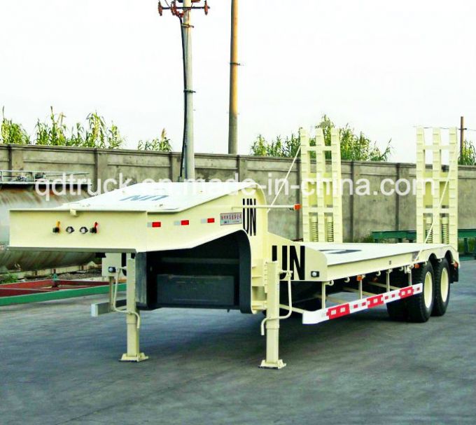 Low boy trailer, 40 Tons Low Bed Trailer Truck 