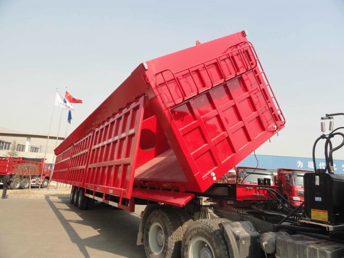 60-80 Tons Side Dump Trailer Images 1