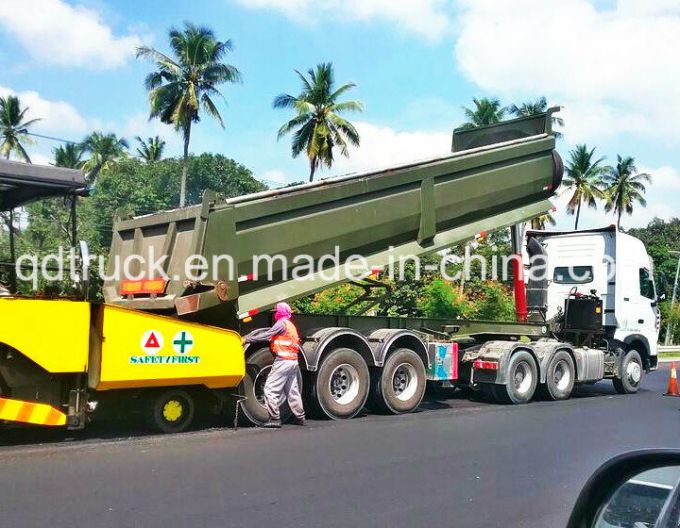 25cbm 3 Axle Front Lifting Tipper/ Tipping/Dumper Semi Truck Trailer Images 1