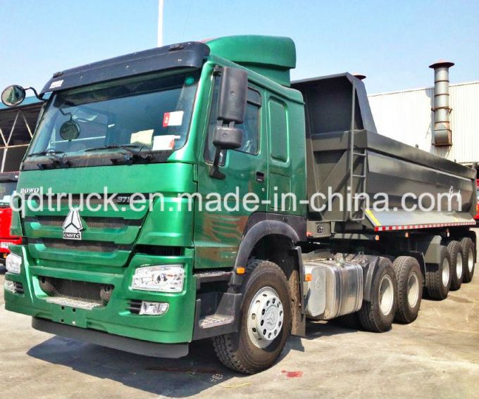 Hot Selling Chinese 2/3 axles Self Dump Semi trailer Images 1
