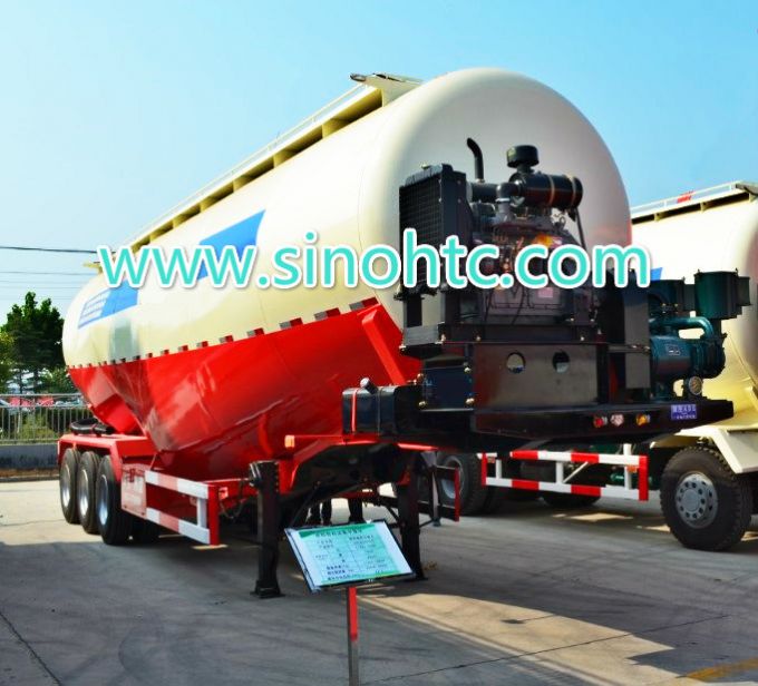 Hot Sale Chinese Cement/Powder Trailer Images 1