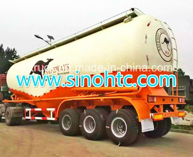Brand New Chinese 50T Cement Semi Trailer Images 1