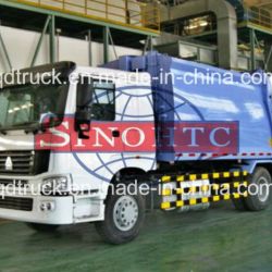 15m3 garbage compactor truck, 4X2 HOWO waste garbage truck