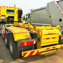 HOWO hooklift garbage truck, hook lift garbage truck