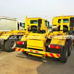 HOWO hook lifting waste truck, hook lifting garbage truck