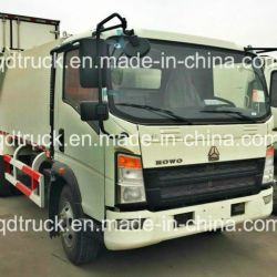 Rear compactor garbage truck, 4m3 refuse compactor truck