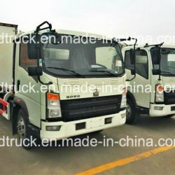 4m3 garbage compactor truck, HOWO light duty garbage compactor truck
