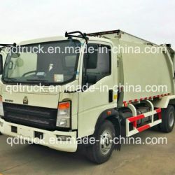 SINOTRUK HOWO 3m3 compactor garbage truck, 4m3 garbage compactor truck