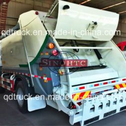 HOWO refuse compactor truck, 10-15m3 garbage compactor truck