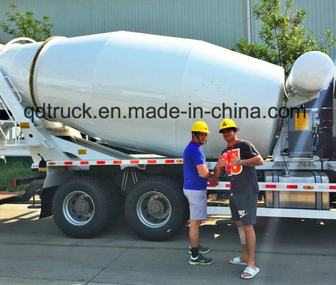 SINOTRUK cement mixer truck, 371HP heavy duty mixer truck 