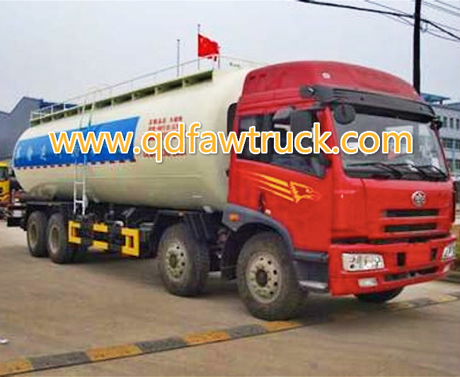 FAW 8x4 35 Cubic Bulk Cement Tank Truck 