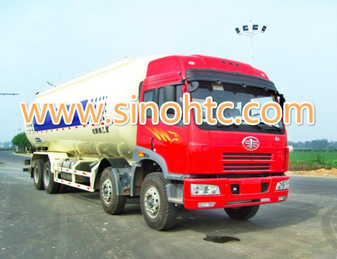 Cement Tanker Truck FAW 30-35cbm Powder Cement Tank Truck 