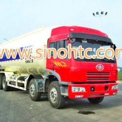 Cement Tanker Truck FAW 30-35cbm Powder Cement Tank Truck