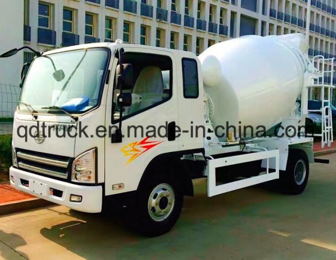 Small Cement Mixer Truck, 3-4 cbm Small Concrete Mixer Truck 