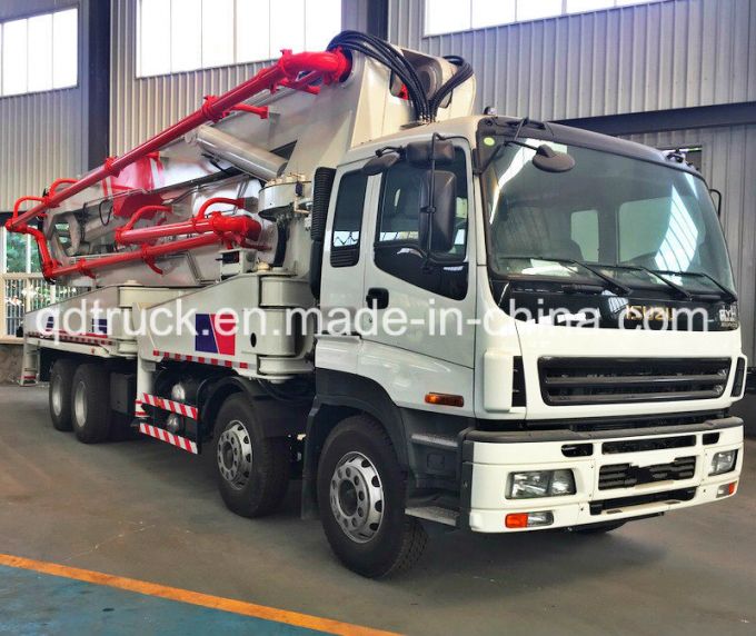 HOWO 38m 42m 52m ISUZU concrete pump truck 