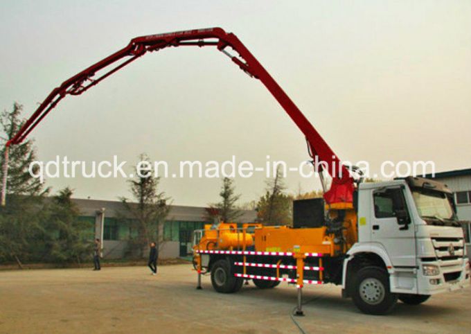 25m 27m 29m Truck-Mounted Concrete Boom Pump 