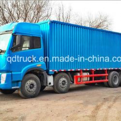 Faw 8X4 40-50 Tons Van Cargo Truck