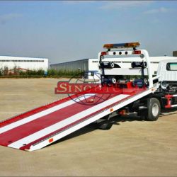 3 tons small wrecker tow truck, Sinotruk Flatbed Slide Wrecker Truck