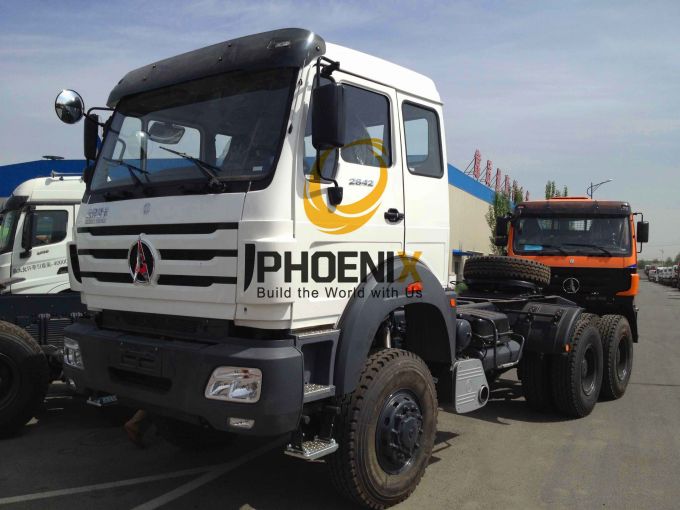 380HP 420HP Beiben Truck Ng80 Cabin Tractor Head 6X4 with Mercedes Benz Technology 