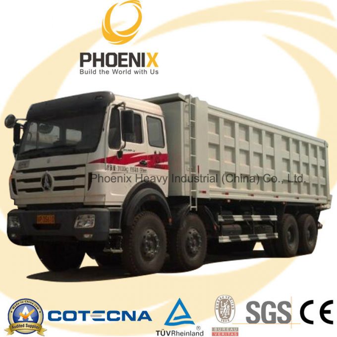 Low Price 30cbm Beiben Ng80 Cabin 12 Wheels Heavy Tipper Truck for African Marketing 