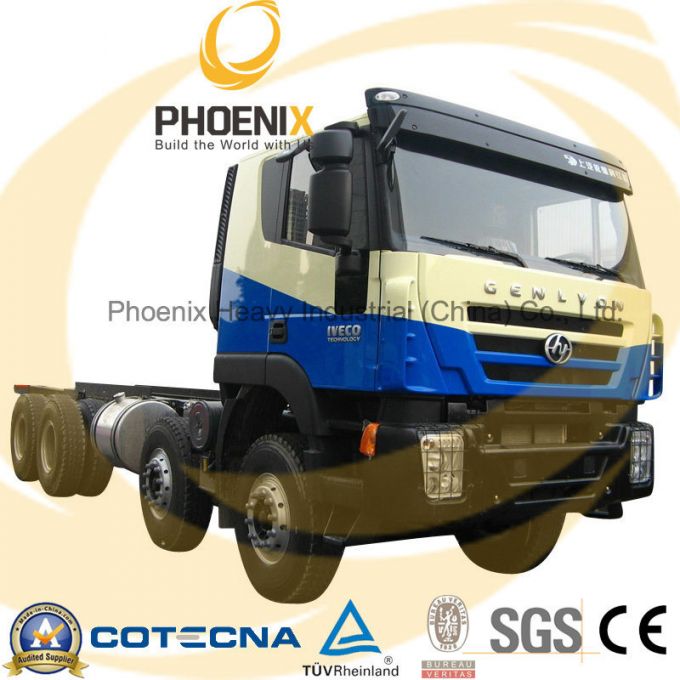 380HP 8X4 Hongyan Genlyon Iveco Tipper Truck Chassis 