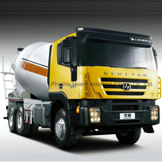 6X4 340HP Hongyan Genlyon Concrete Mixing Truck 